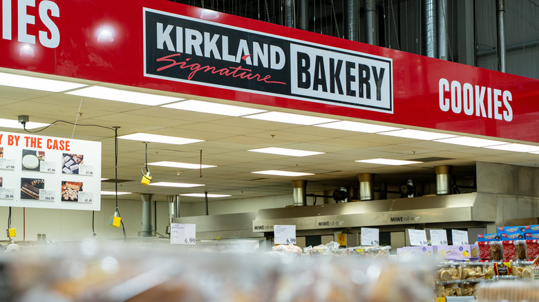 Interior of a Kirkland bakery at Costco