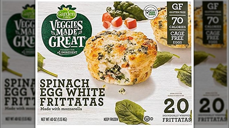 Box of Garden Lites veggies made great spinach egg white frittatas