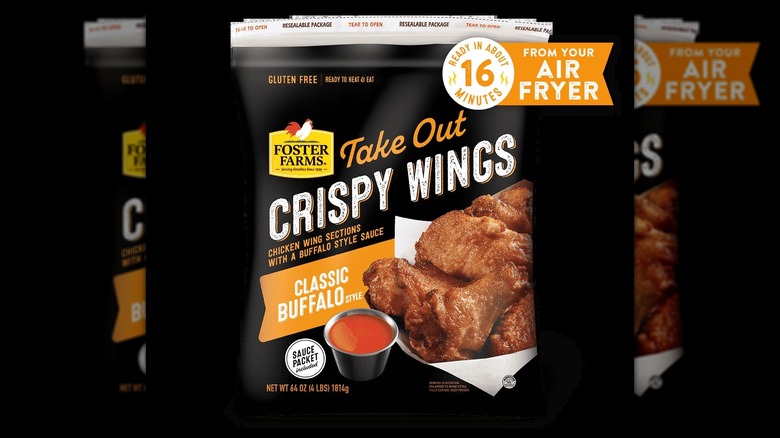Bag of foster farms take out crispy wings