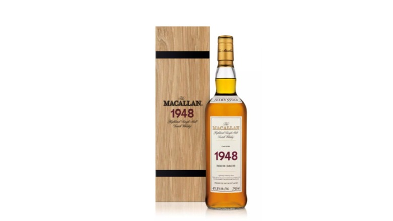 Box bottle of Macallan 1948