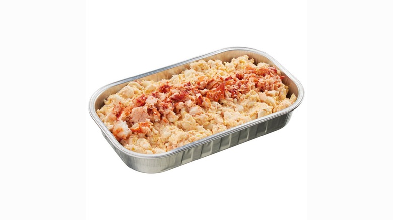 tin of lobster mac and cheese