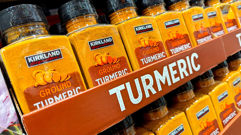 containers of kirkland ground turmeric