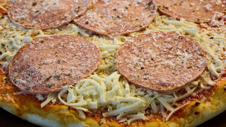 frozen pepperoni pizza