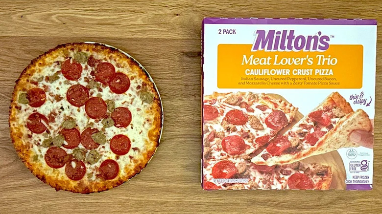 Milton's Cauliflower Crust Pizza, Meat Lover's Trio