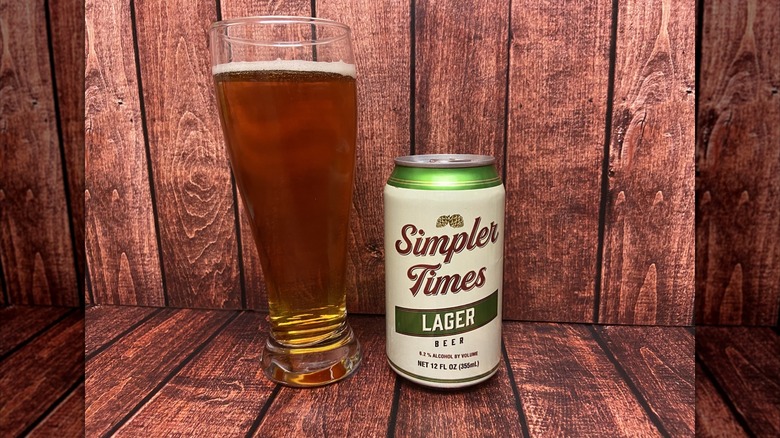 Trader Joe's Simpler Times lager beer