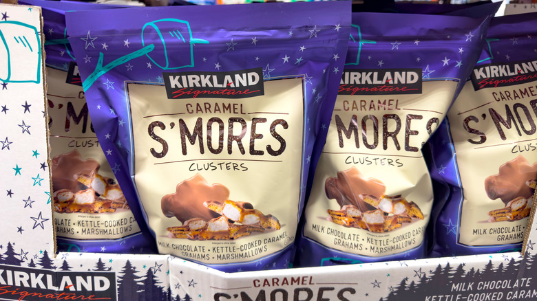 Bags of Kirkland Caramel S'mores Clusters