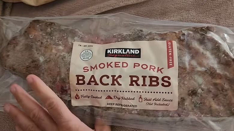 Kirkland smoked pork ribs