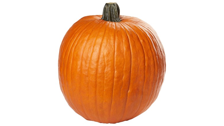 An orange pumpkin