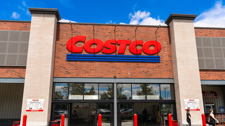 Costco warehouse storefront
