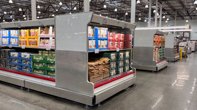 Cold aisle at Costco