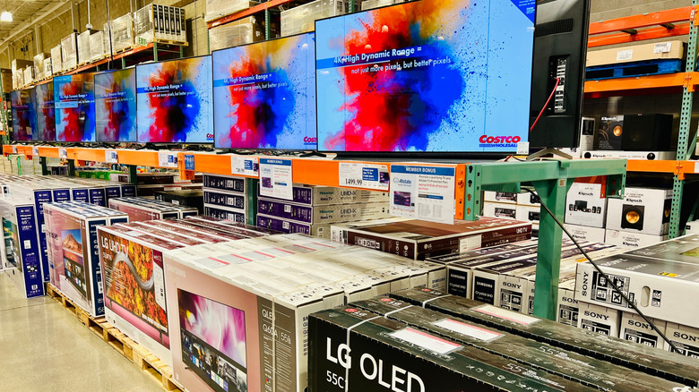 tv's in Costco