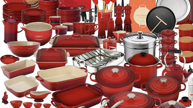 Costco's $4,500 Le Creuset Set Comes With A Whopping 157 Pieces