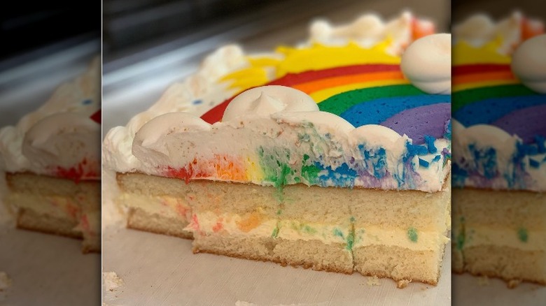 rainbow cake from costco bakery