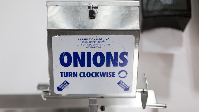 Costco onion dispenser