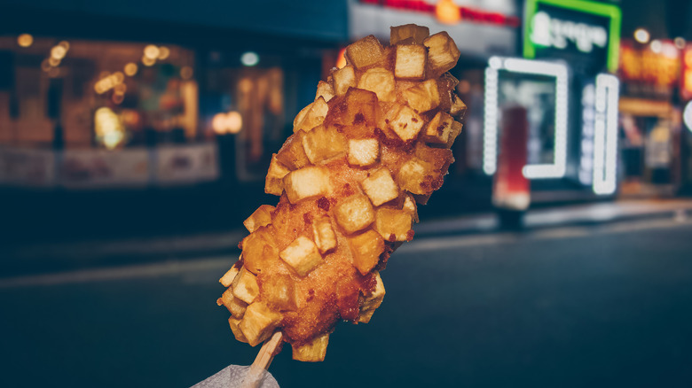 Korean style corn dogs