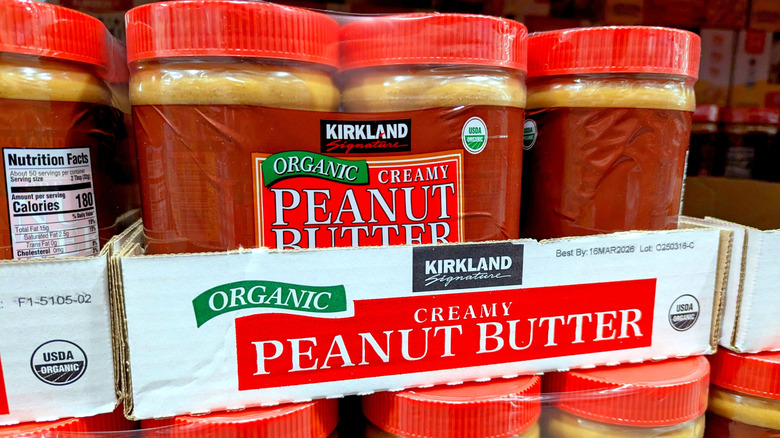 Kirkland organic creamy peanut butter