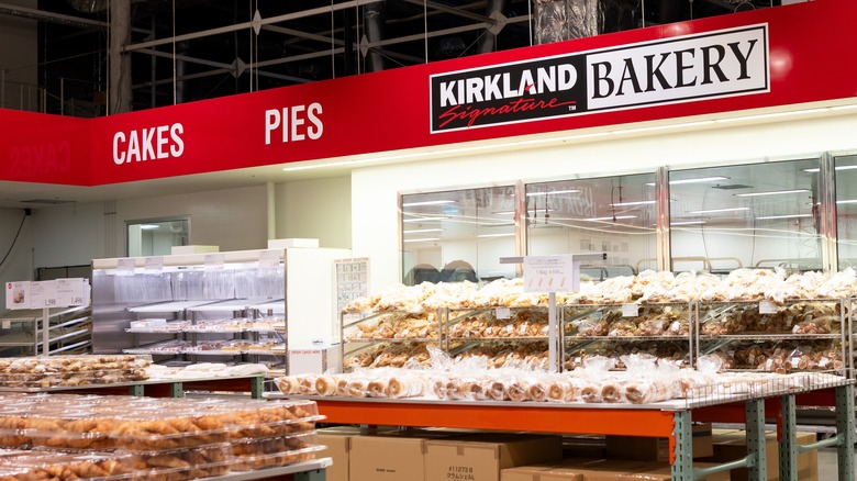 View of the Kirkland Signature Bakery at Costco