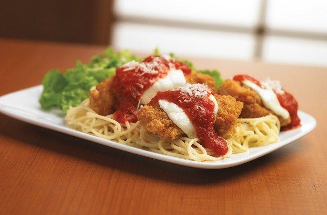 Crispy Chicken Parmesan