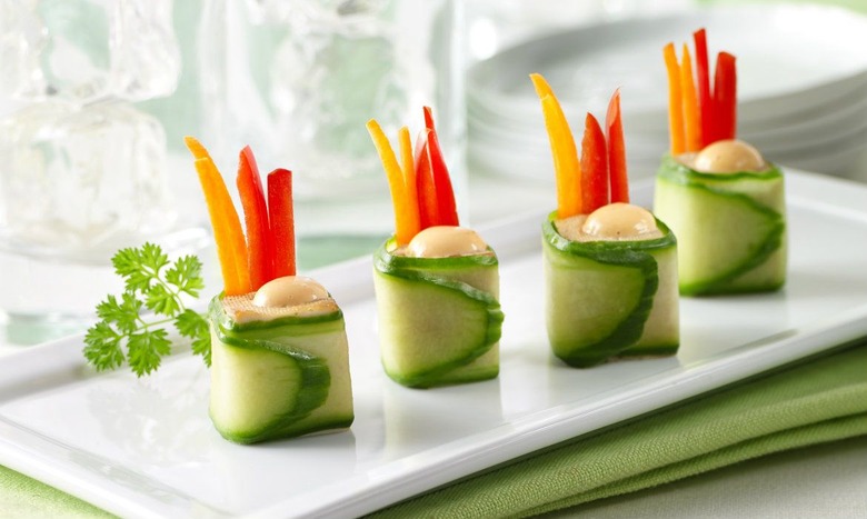 Cucumber Tofu Bundles