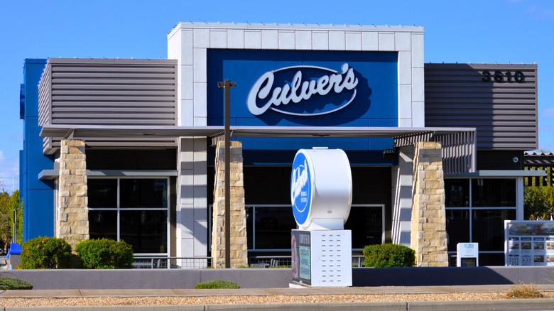 Exterior of a Culver's fast food restaurant