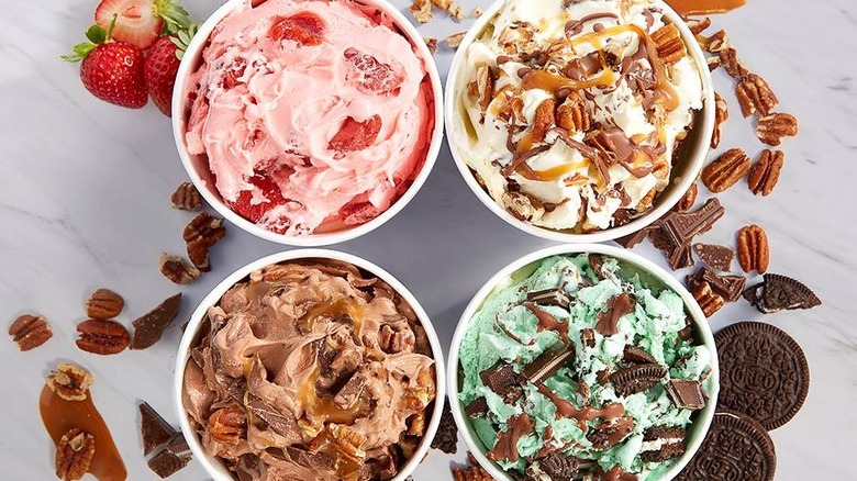 assorted Culver's pints