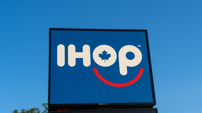 IHOP restaurant sign