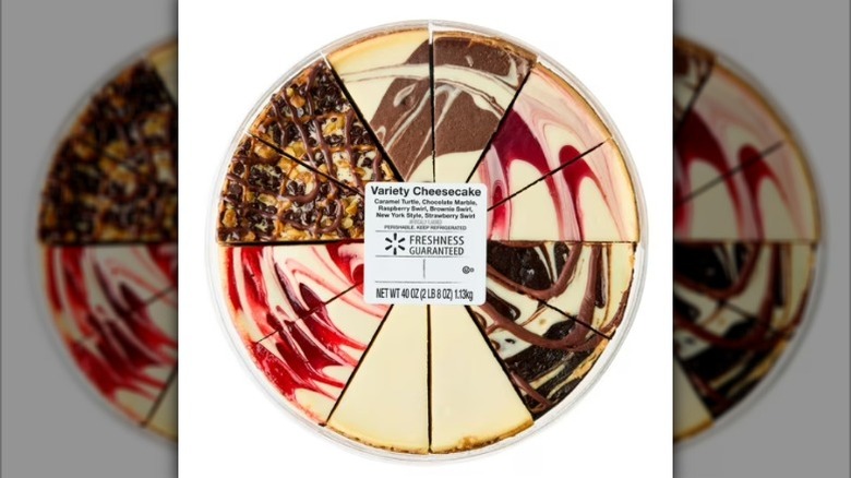 Close up image of a Freshness Guaranteed Variety Cheesecake