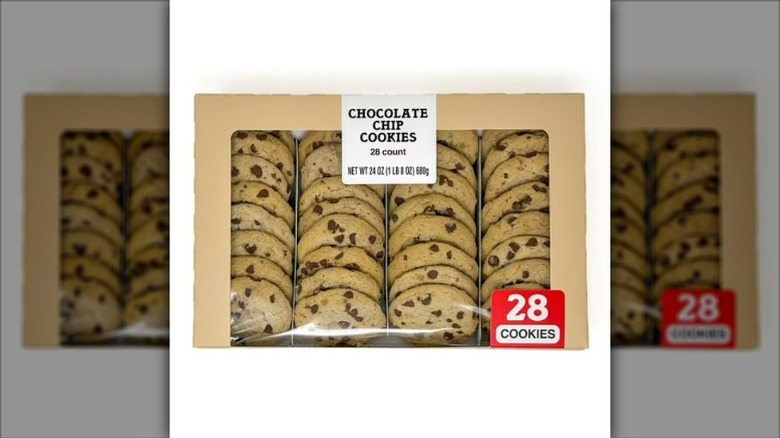A box of Little Dutch Boy Bakery Chocolate Chip Cookies