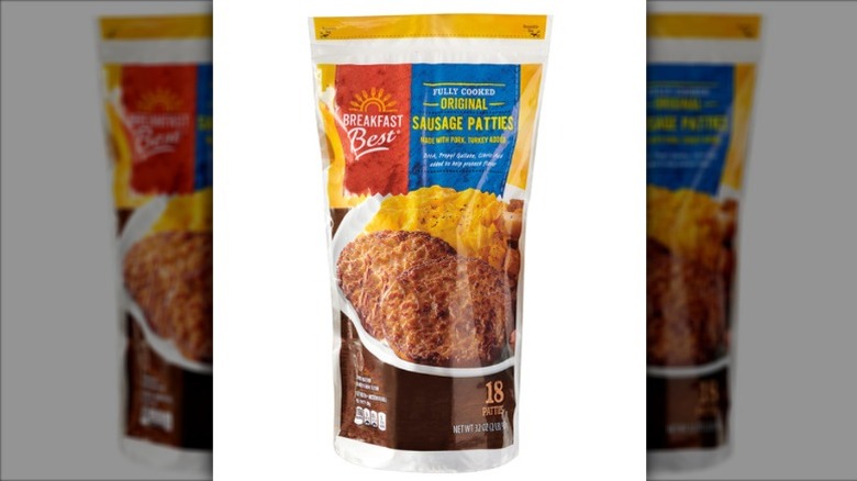 A bag of Breakfast Best Original Sausage Patties