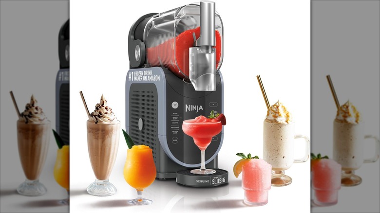 Ninja SLUSHi frozen drink and slushie machine with variety of slushie drinks