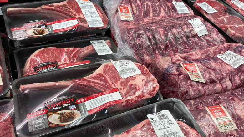 Selection of beef at Sam's Club