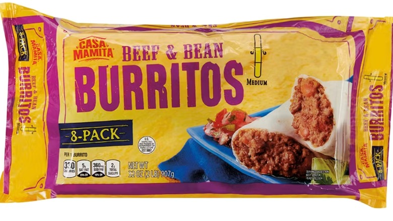 Casa Mamita Chimi Beef & Cheese Burrito