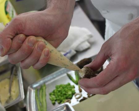 Step 3: Stuffing the Morels