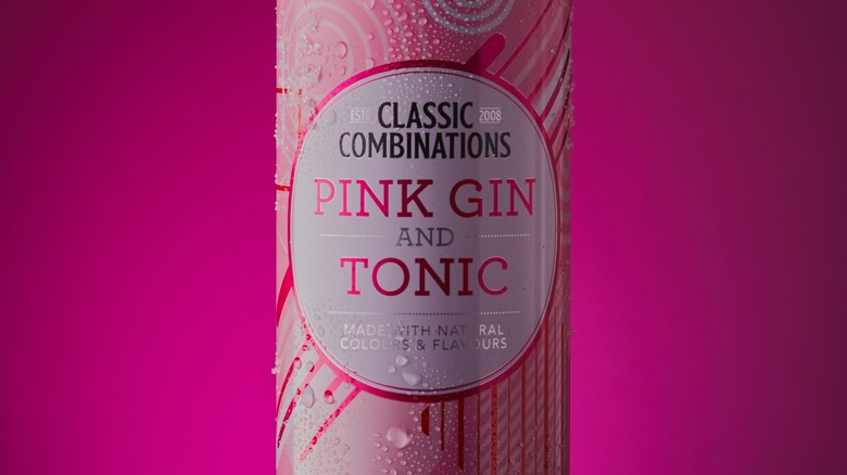 A can of gin and tonic