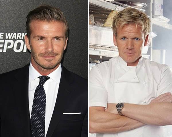 David Beckham and Gordon Ramsay's Pie and Mash 