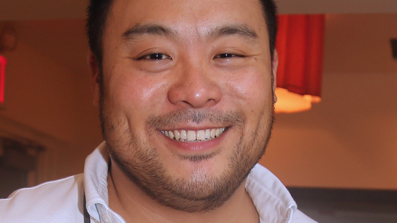 David Chang with wide smile