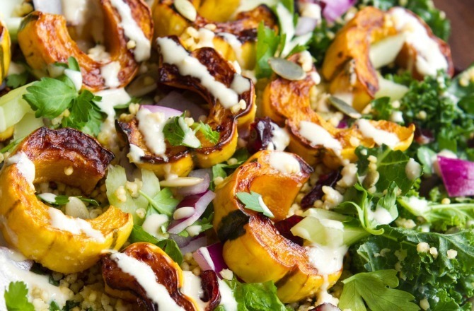 delicata squash salad