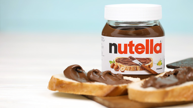 Jar of Nutella