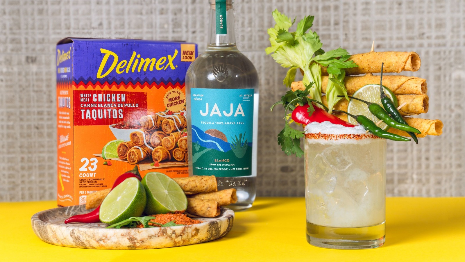 DELIMEX Taquitos And JAJA Tequila Have Created The World's First