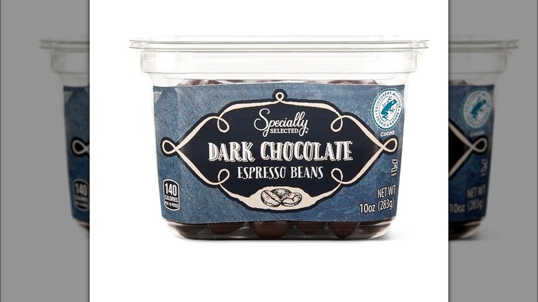 Aldi Dark chocolate espresso beans
