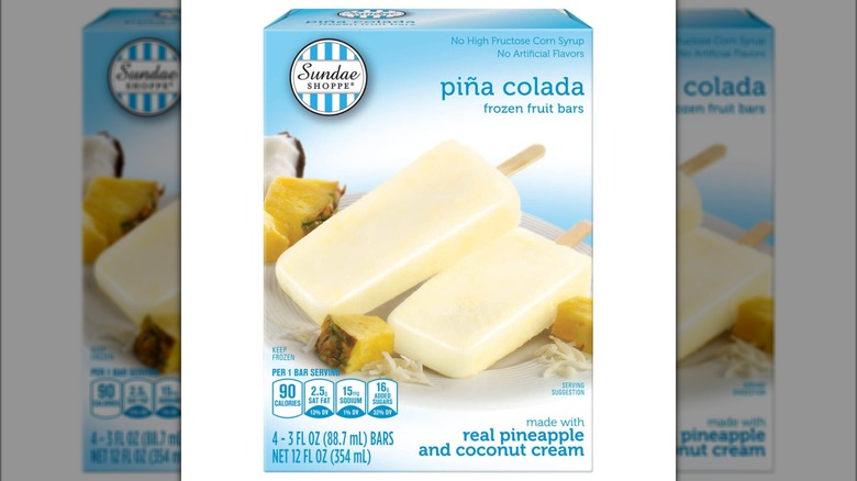 pina colada frozen fruit bars