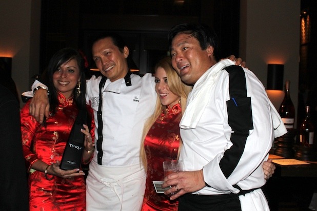 Chef Susur Lee and Ming Tsai Pose for a Picture