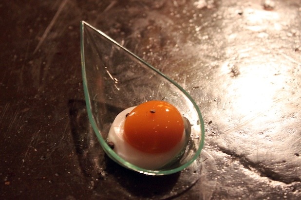 Liquid Mango Ravioli with Coconut Cream