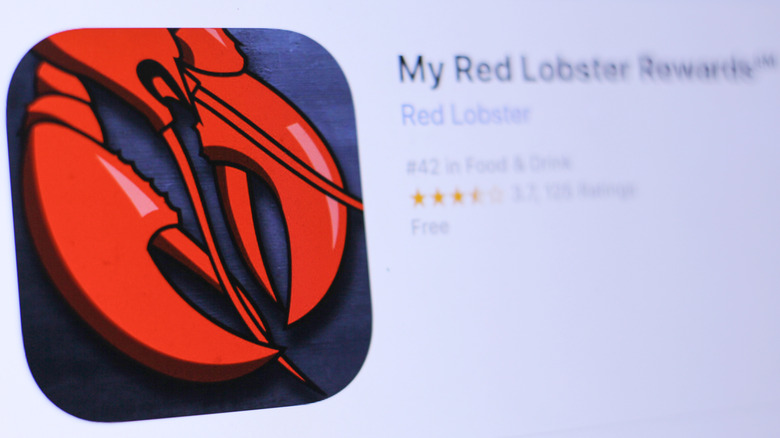 Red Lobster rewards app