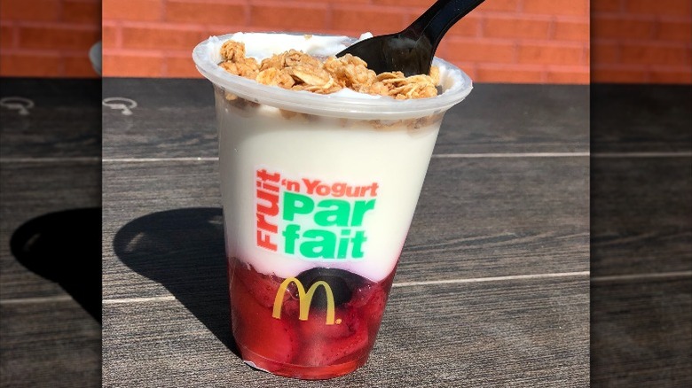 McDonald's Fruit 'n Yogurt Parfait