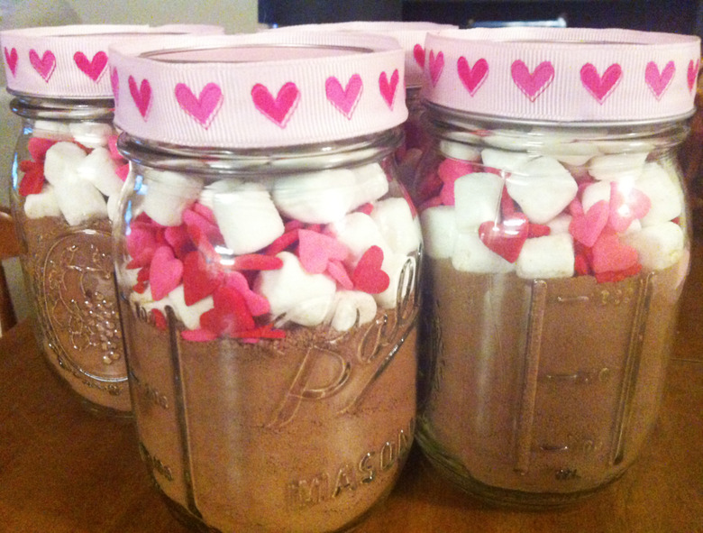 Valentine Glitter Votives