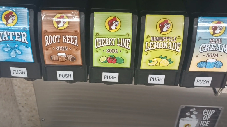 Buc-ee's found drink machine