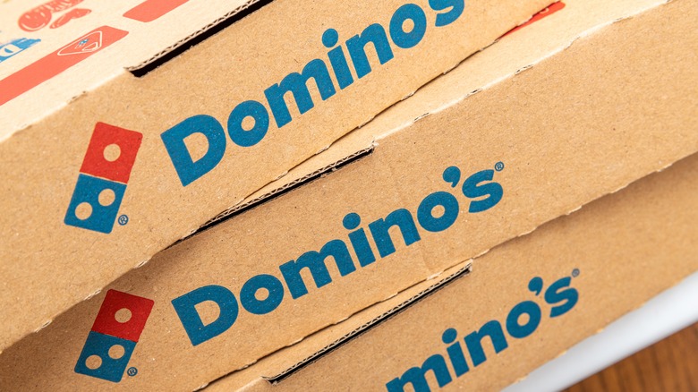 Domino's pizza boxes