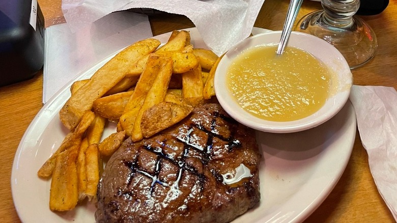 Texas Roadhouse steak and french fries 