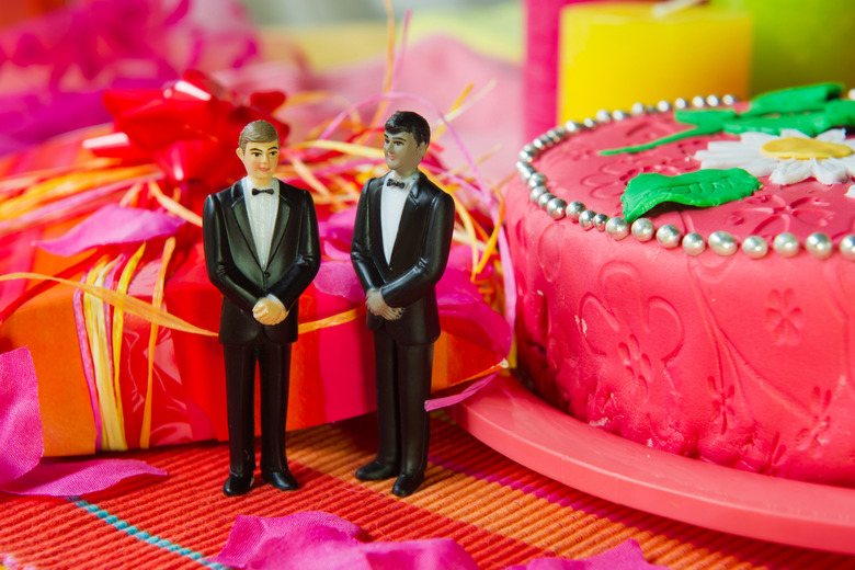 same-sex wedding cake